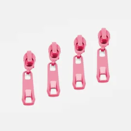 Reverse Zipper für 4mm Raupe Schweinchenrosa D322
