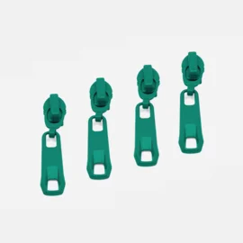Reverse Zipper für 4mm Raupe Jadegrün B29