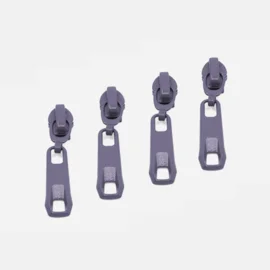 Rückseiten Reverse Zipper 4mm Perlonraupe Lilac D319