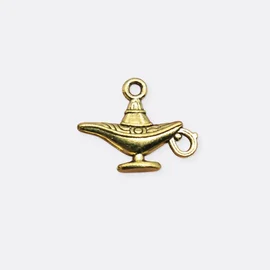 Charm Anhänger Wunderlampe Gold 1 Stück