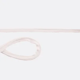 Elastisches Paspelband aus Baumwolljersey in Creme