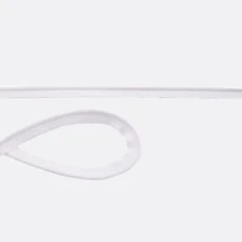Elastisches Paspelband aus Baumwolljersey in Ecru