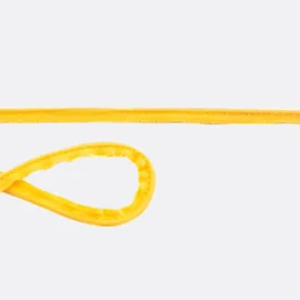 Elastisches Paspelband aus Baumwolljersey in Gelb