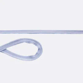 Elastisches Paspelband aus Baumwolljersey in Hellblau