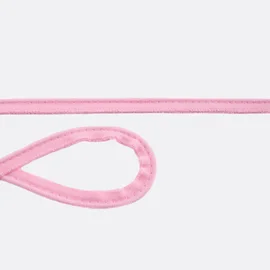 Elastisches Paspelband aus Baumwolljersey in Rosa