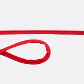 Elastisches Paspelband aus Baumwolljersey in Rot