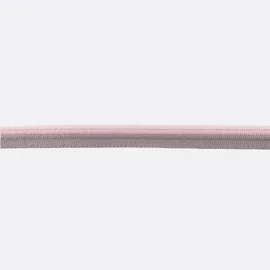Paspel 15 mm dreifarbig grau/rosa/hellrosa