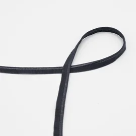 Elastisches Paspelband, 10 mm breit, in Anthrazit