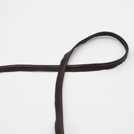 Elastisches Paspelband, 10 mm breit, in Brown