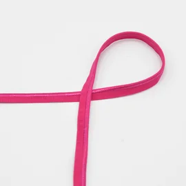 Elastisches Paspelband, 10 mm breit, in Fuchsia