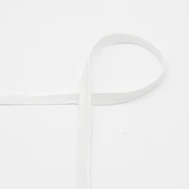 Elastisches Paspelband, 10 mm breit, in White