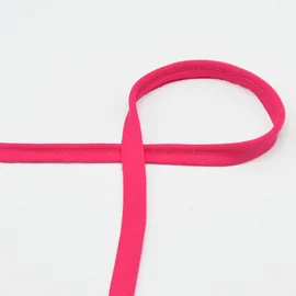 Elastische Biese aus Jersey, 10 mm, in Framboise