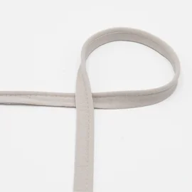Elastische Biese aus Jersey, 10 mm, in Sand
