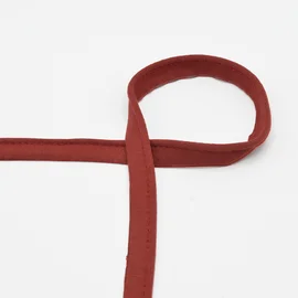 Elastische Biese aus Jersey, 10 mm, in Terra