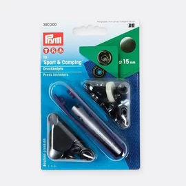 PRYM Druckknöpfe Brüniert 15mm Sport und Camping