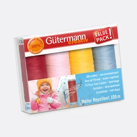 Gütermann Allesnäher Water Repellent Set Bunt 4x100m