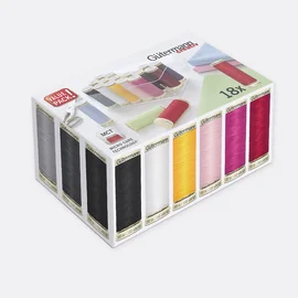 Gütermann Nähfaden-Set Allesnäher in einer transparenten Box