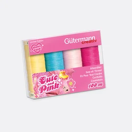 Gütermann Nähfaden-Set Cute & Pink 4x100m