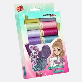 Gütermann Set Sewing Friends Collection 8x100m mit 3 Applikationen