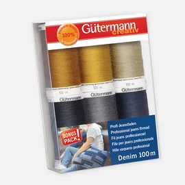 Gütermann Nähfaden-Set Denim