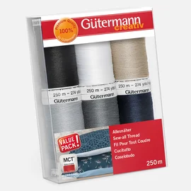 Gütermann Allesnäher Set, Neutral, 6x250m