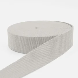 Gurtband Baumwollmix Soft 40mm Länge Milchweiß D99