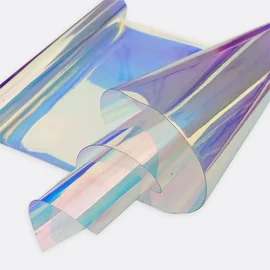 Holo Vinyl 30x135cm Blau