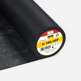 Vlieseline Bügeleinlage H180 Schwarz 90cm breit