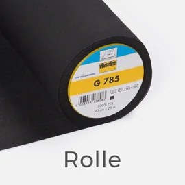 Vlieseline Gewebeeinlage G785 Schwarz 90cm breit 25m Rolle