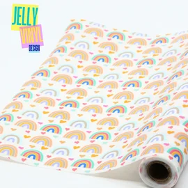  Design Vinyl Matt 30 x 135cm Rainbow