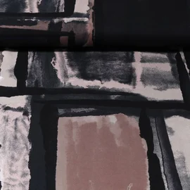  Viskose Satin Windows Braun