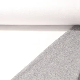 Alpenfleece Grau Weiß