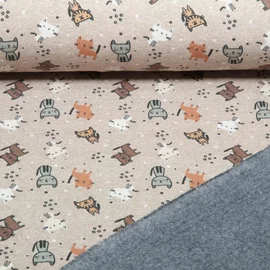 Alpenfleece Katzen Hellbraun