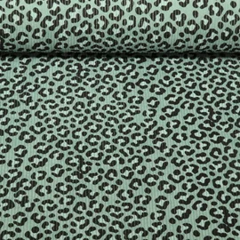 Babycord Stretch Leomuster Altgrün