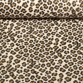 Babycord Stretch Leomuster Helles Sand