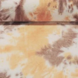 Babystretchcord Batik Gelb