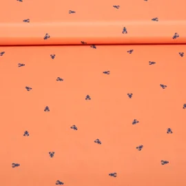 Badeshorts-Stoff Hummer Orange 