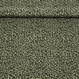 Badeshorts-Stoff Leo Olive 