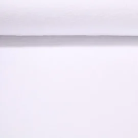 Bambus-Frottee Uni Weiß