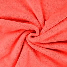 Bambusfleece Doubleface Uni Coral
