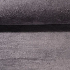 Bambusfleece Doubleface Uni Dunkelgrau