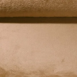 Bambusfleece Doubleface Uni Hellbraun