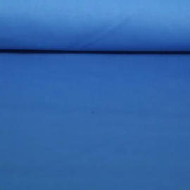 Baumwoll Köper Uni Blau