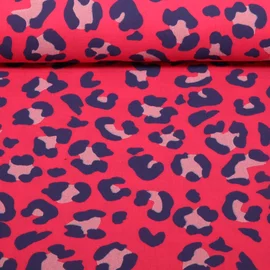 Baumwoll Musselin Double Gauze Leo Pink