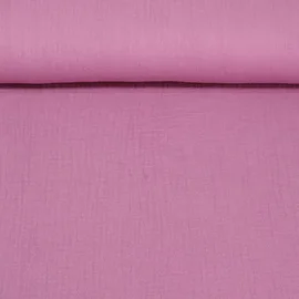 Baumwoll Musselin "Olivia" Dunkles Altrosa