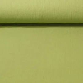 Baumwoll Musselin "Olivia" Hellgrün