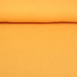 Baumwoll Musselin "Olivia" Ocker