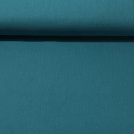 Baumwoll Musselin "Olivia" Petrol