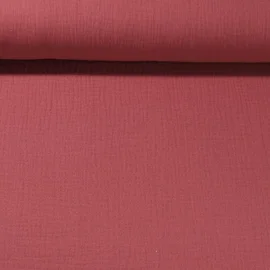 Baumwoll Musselin "Olivia" Rosenholz