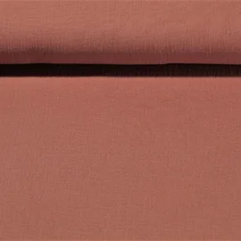 Baumwoll Musselin "Olivia" Rost